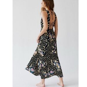 NWT Free People Valentina Floral Satin Dress
